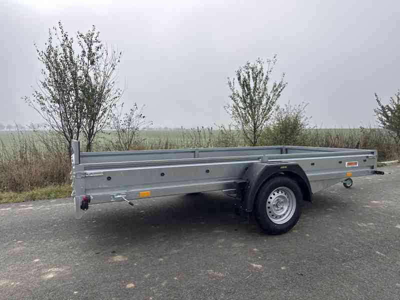 přívěsný vozík  NEPTUN MULTI 1500 kg - sklopný - 380x180x25  - foto 4