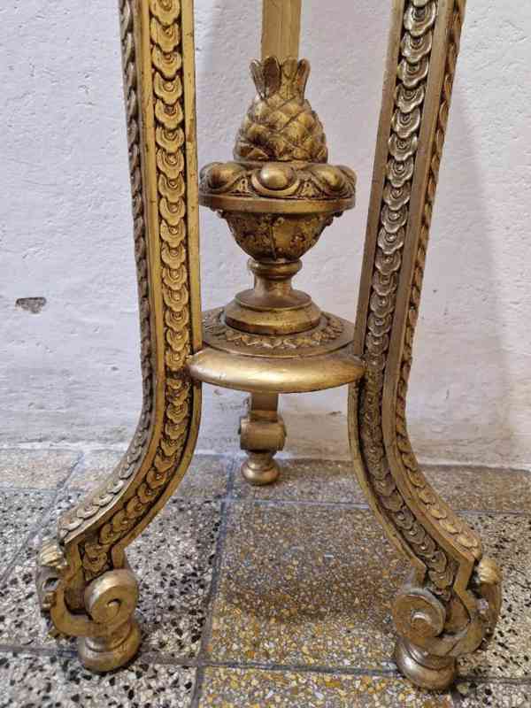 Luxusní klasicistní bohatě zdobený Sloup Podstavec - foto 6