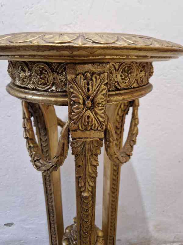 Luxusní klasicistní bohatě zdobený Sloup Podstavec - foto 9