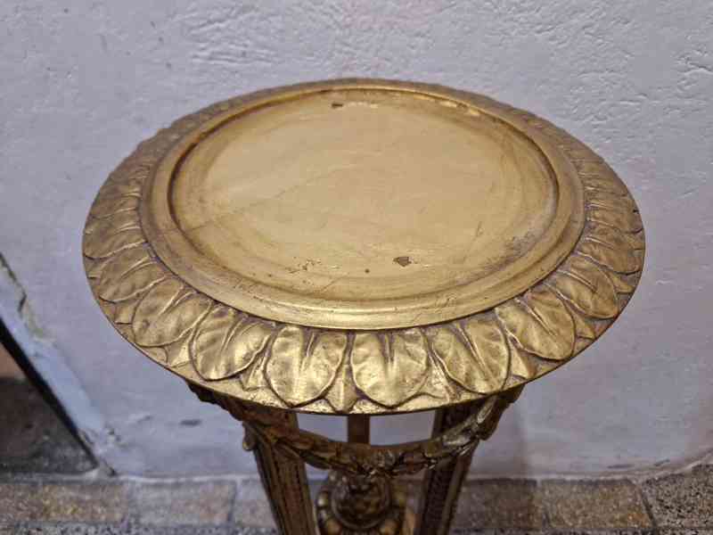 Luxusní klasicistní bohatě zdobený Sloup Podstavec - foto 4