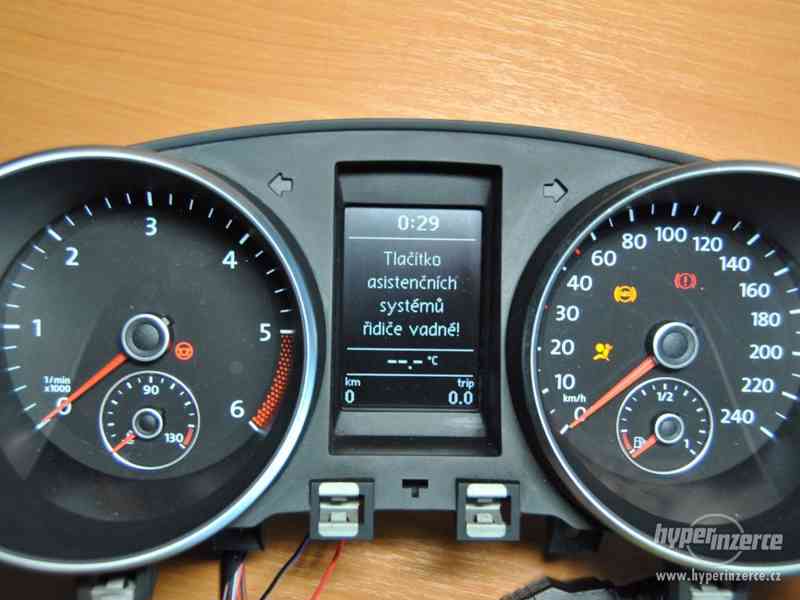 Budíky VW Golf 6, maxidot, diesel 5K0920870C, PIN, 0km - foto 3