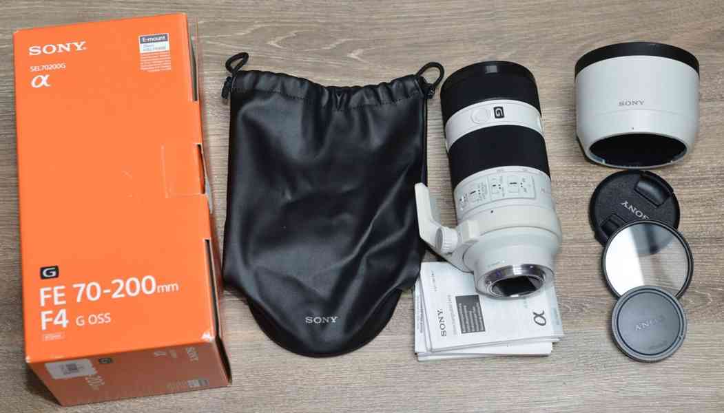 SONY FE 70-200mm f/4 G OSS FX Tele-zoom *E-mount - foto 3