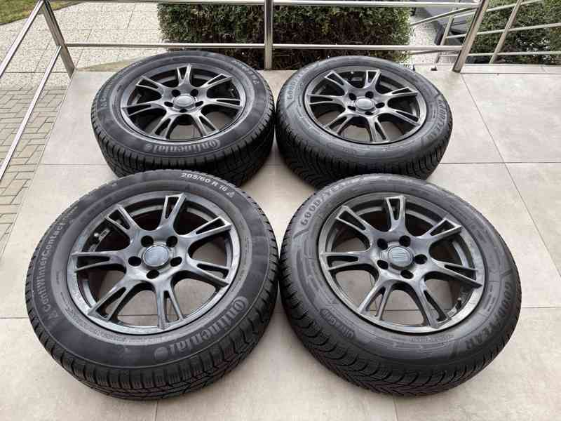 Originální ALU kola na SEAT ALHAMBRA 205/60/ R16 - foto 5