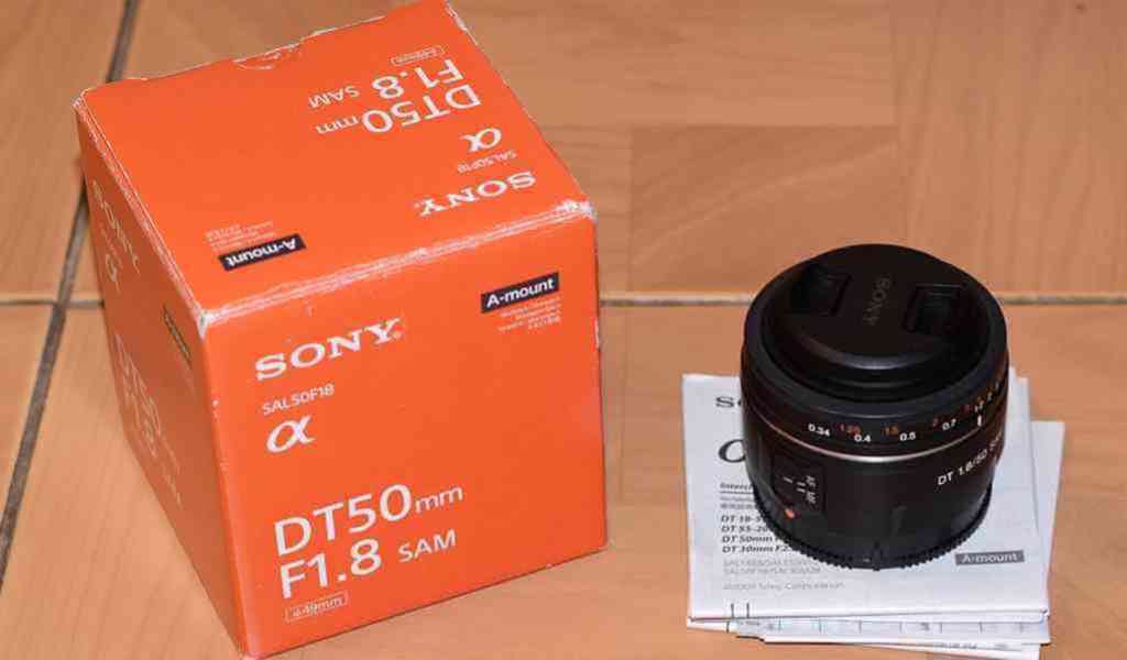 Sony DT 50mm f/1,8 SAM **APS-C*Pevný*50mm - foto 1