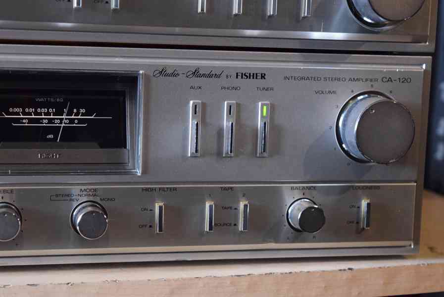 FISHER CA-120 + FM-120L VINTAGE STEREO ZESILOVAČ ! - foto 5