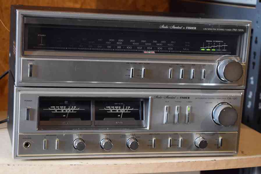 FISHER CA-120 + FM-120L VINTAGE STEREO ZESILOVAČ ! - foto 1