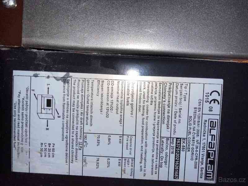 kamna Alfa Plam EK 550 - foto 5