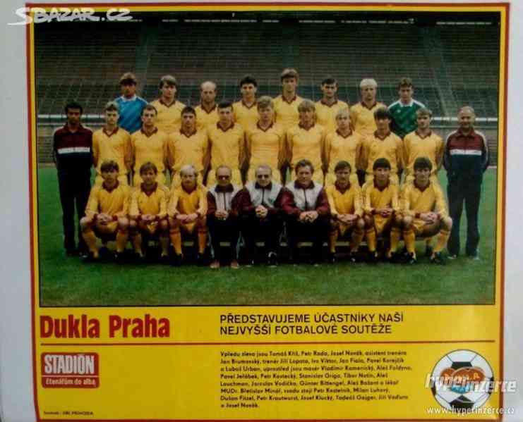 Dukla Praha - fotbal - čtenářům do alba 1986 - foto 1