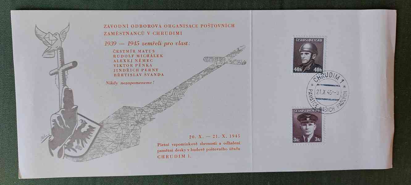 Pamětní listy a obálky vyměním - foto 7