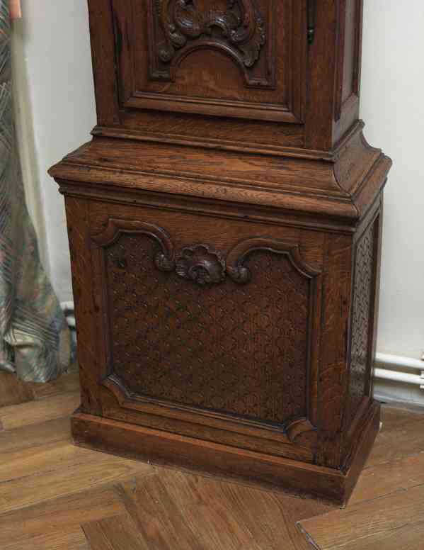 Lutyšské podlahové hodiny z 18. století. Funkční - foto 3