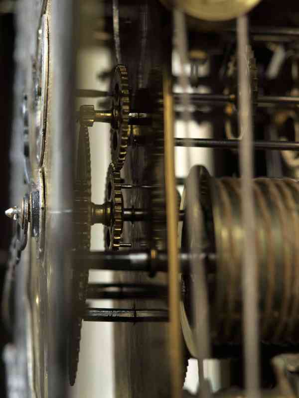 Lutyšské podlahové hodiny z 18. století. Funkční - foto 15