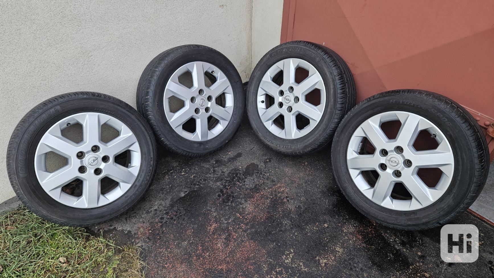 Opel 16" alu kola elektrony hliníkové disky 6Jx16 5x110 ET49 - foto 1