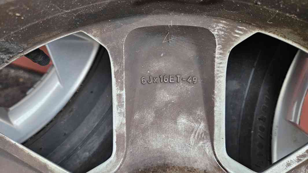 Opel 16" alu kola elektrony hliníkové disky 6Jx16 5x110 ET49 - foto 6