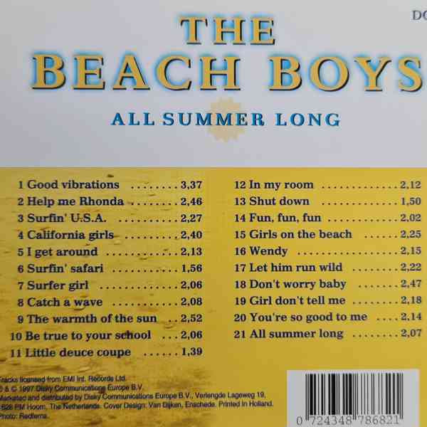 CD - THE BEACH BOYS / All Summer Long - foto 2