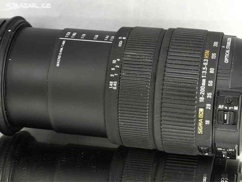 pro Nikon - Sigma DC 18-200mm 1:3.5-6.3 HSM OS - foto 8