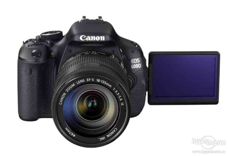 Digitální zrcadlovka Canon EOS 600D +objektiv EFS 18-135mm - foto 1