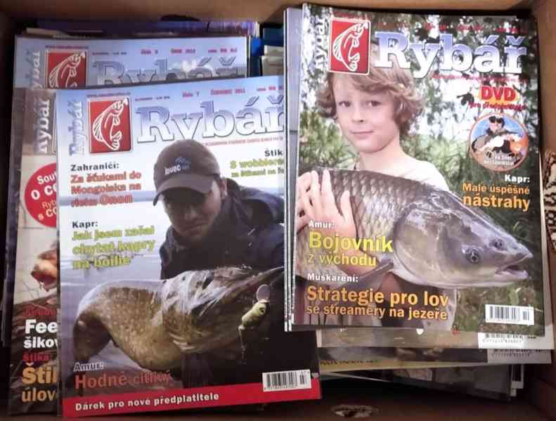 Rybářské časopisy (RYBÁŘ, RYBÁŘSTVÍ atd.)