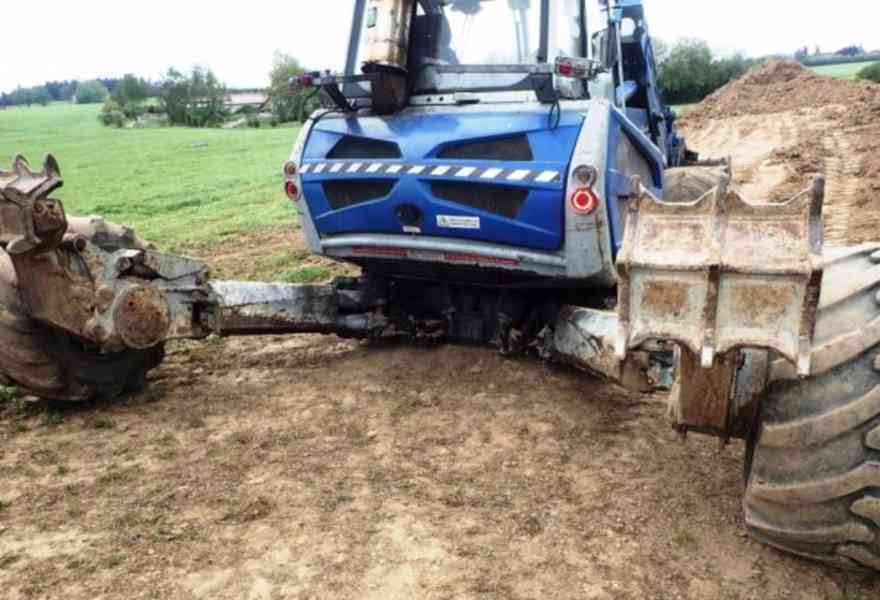 MenziMuck A91F mobil 4x4 tiltrotátor hydr.5x! kráčející bagr - foto 5