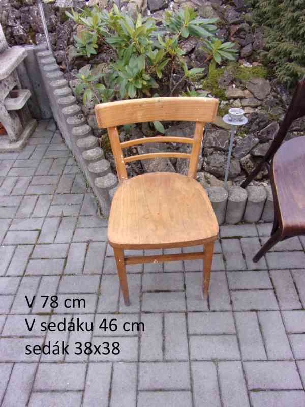 Židle - TON - thonet - Jídelní ŽIDLE - RETRO - značené. - foto 4