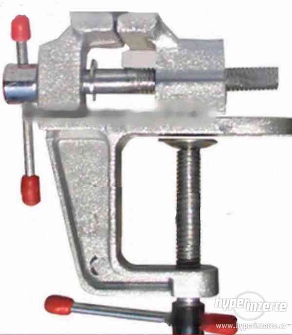 Svěrák,modelářský svěrák , malý svěrák - kovový - výprodej - foto 1