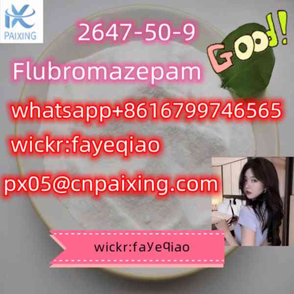 High quality cas2647-50-9 Flubromazepam with best price - foto 1