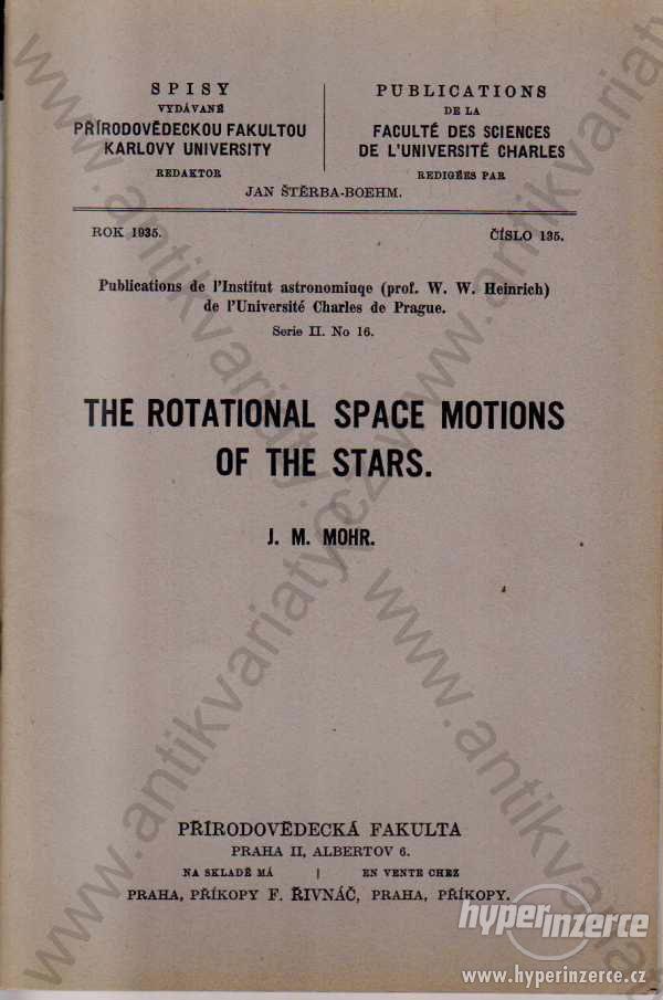 The rotational space motions of the stars Mohr - foto 1