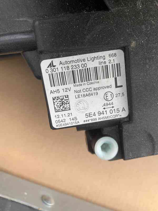 svetla xednony FULL led skoda octavia 4 IV levy pravy  - foto 10