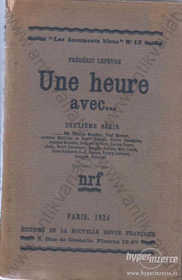 Une Heure avec... Frédéric Lefévre 1924 - foto 1