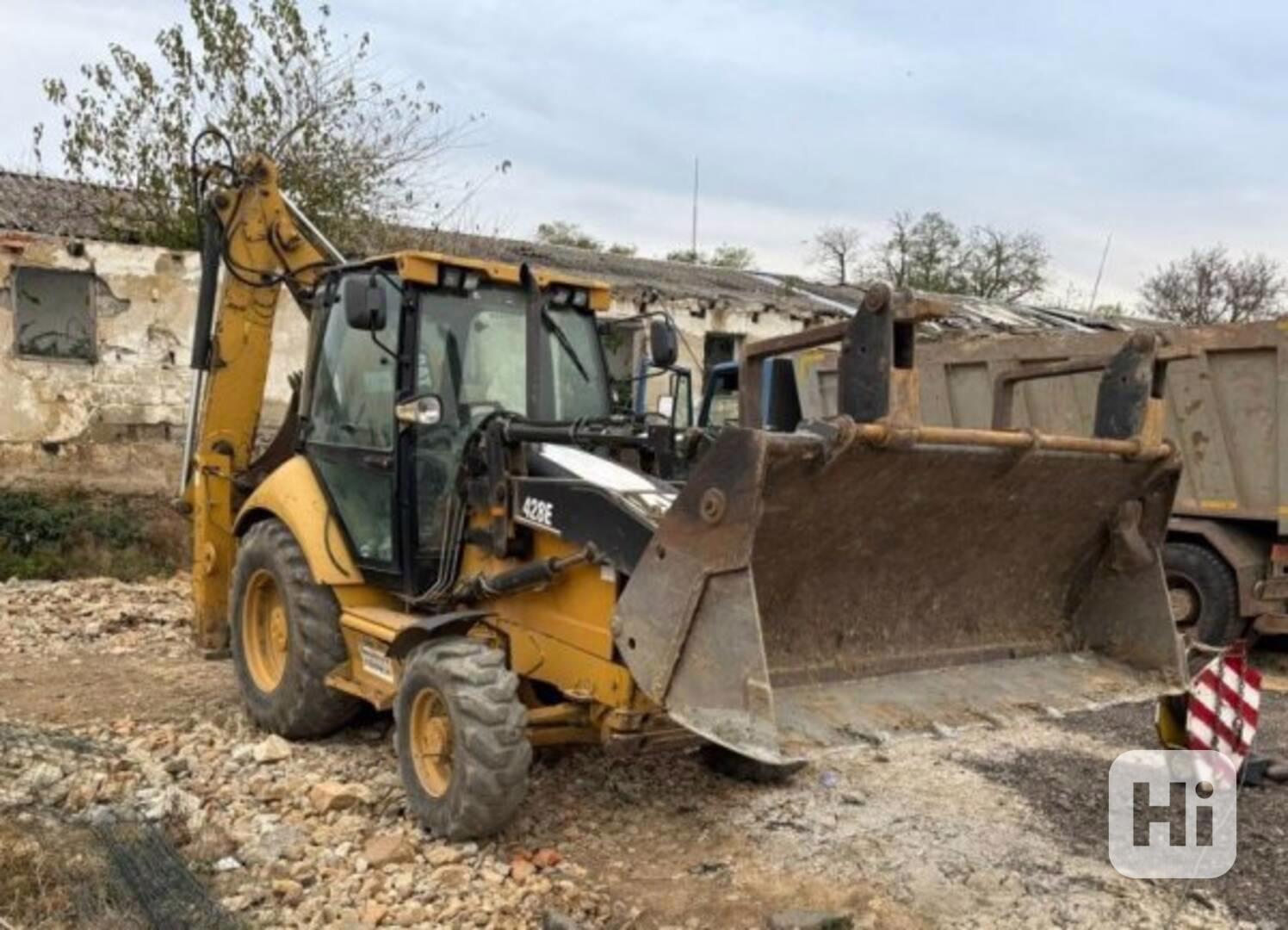 CAT 428E s SPZ traktorbagr - foto 1