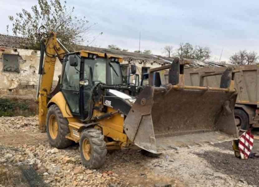 CAT 428E s SPZ traktorbagr - foto 1