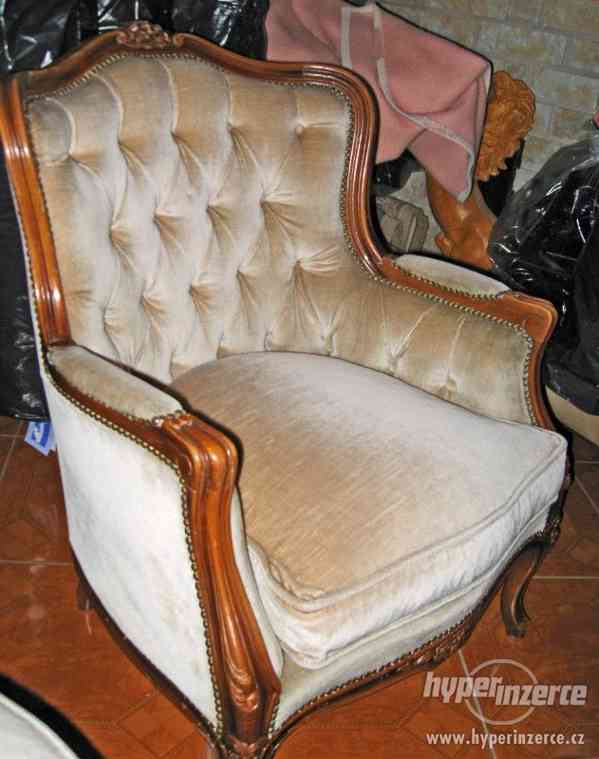 Starožitná barokní sedací souprava - foto 2