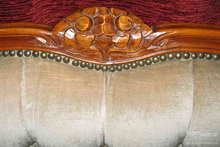 Starožitná barokní sedací souprava - foto 4