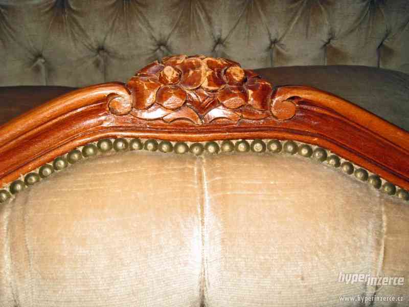 Starožitná barokní sedací souprava - foto 7