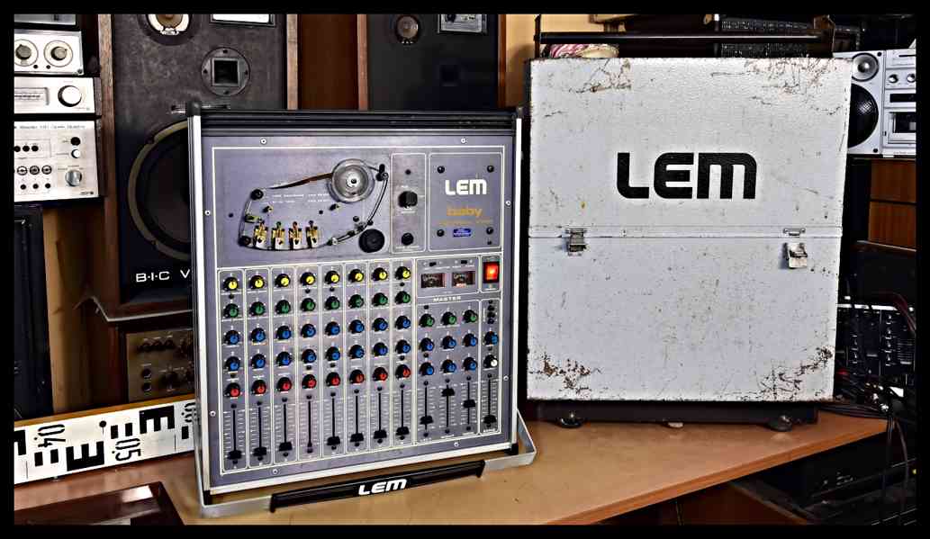 LEM Baby Professional Stereo Tape ECHO Powermix Zesilovač - foto 1