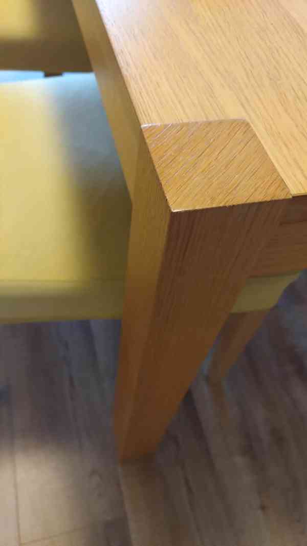 Jídelní stůl IKEA DAGLYSA 140x80cm + 4 židle IKEA - foto 4