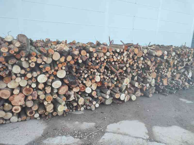 Měkké palivové dřevo, neštípané, délka 0,40m/12 m3