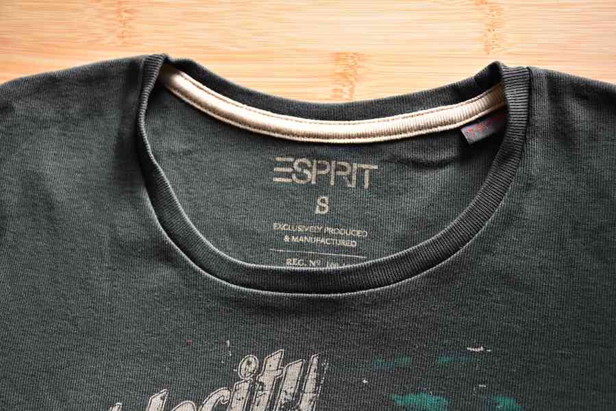 Triko Esprit tmavě zelené - foto 2