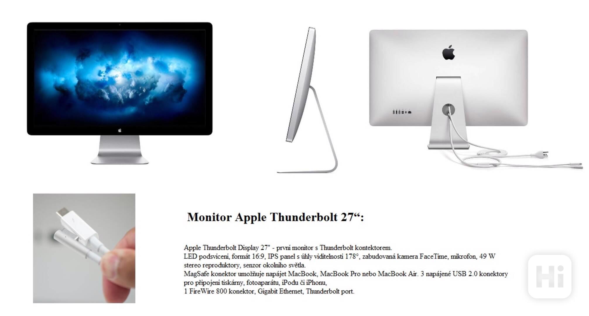  prodám Monitor Apple Thunderbolt 27“ - foto 1