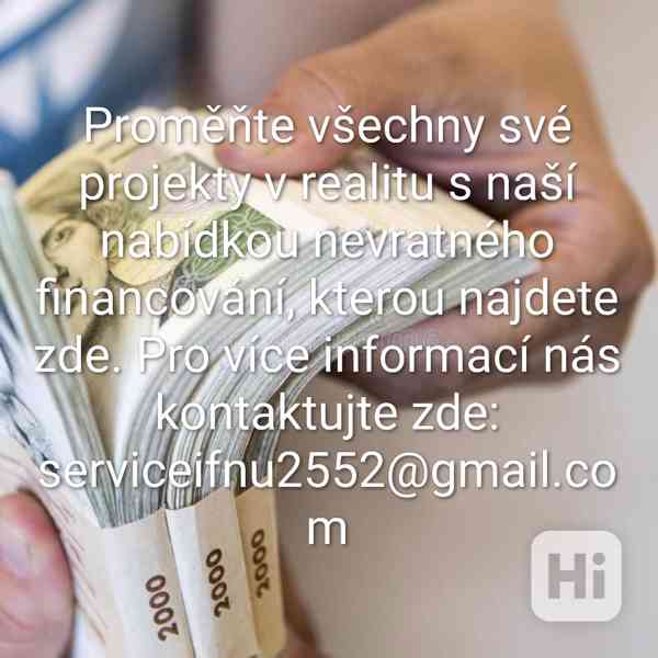 Uskutečněte všechny své projekty díky této finanční pomoci