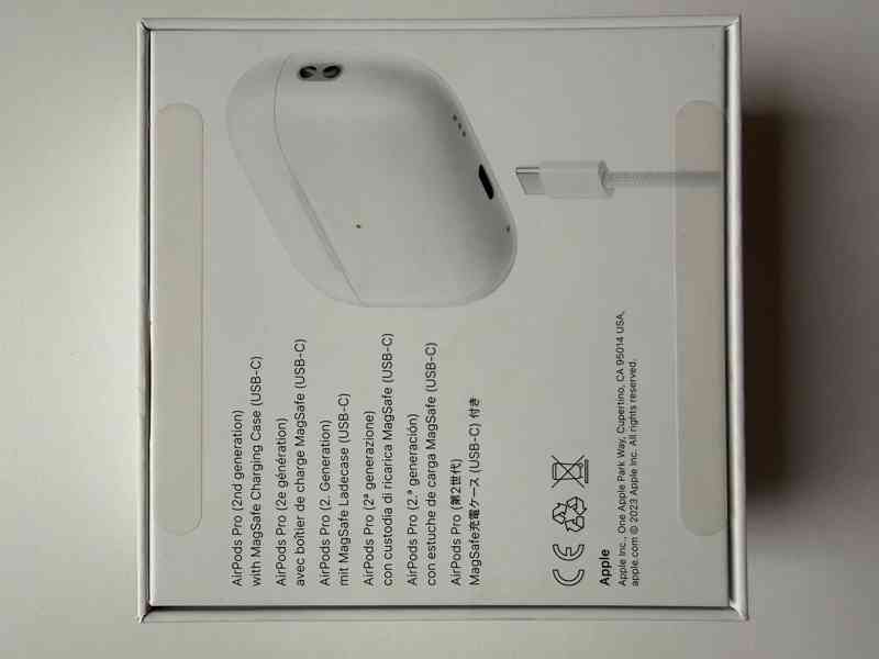 Prodám orig. sluchátka APPLE, AirPODS PRO 2 (USB C) - foto 7