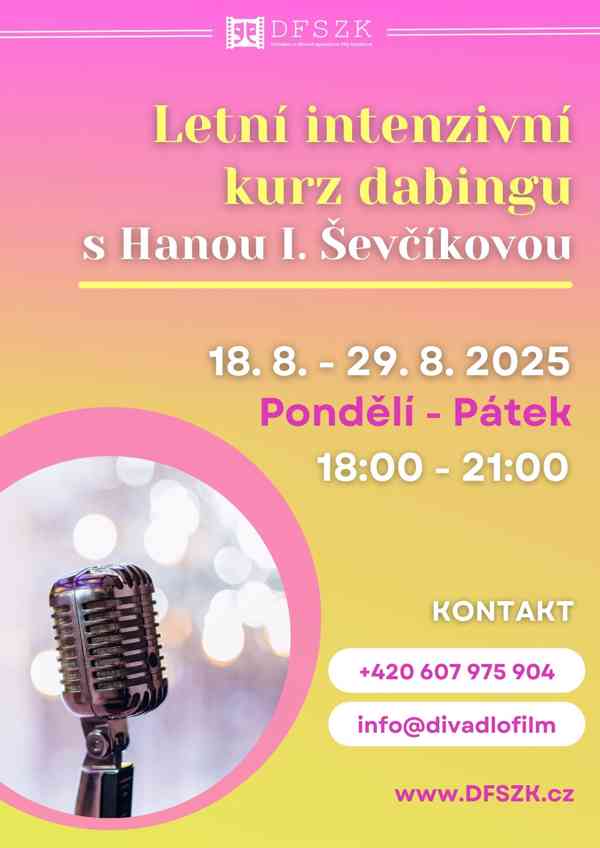 Intenzivní letní kurz DABINGU - foto 4