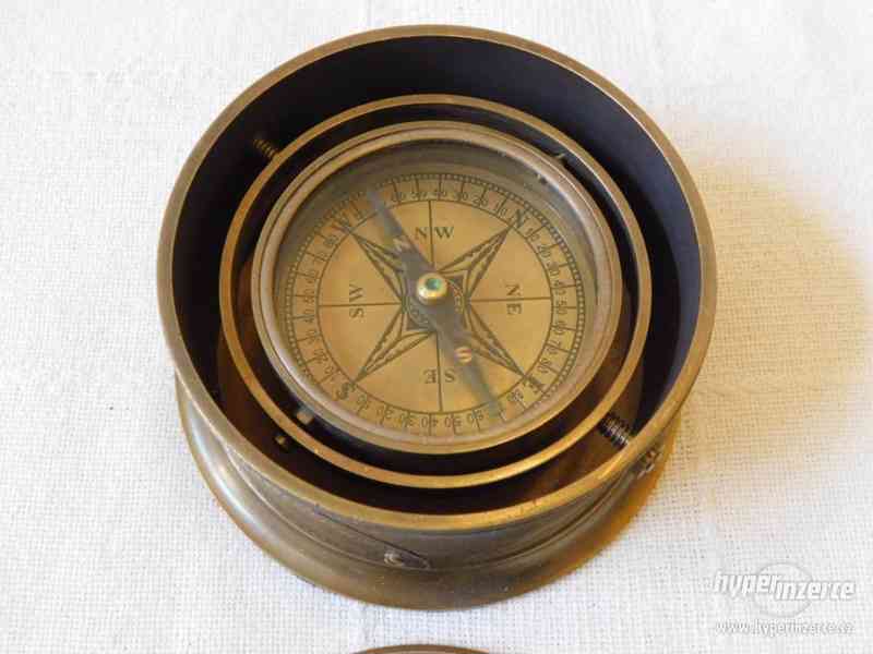 Mosazný kompas-compas de doris terre neuvas 1875 - foto 3