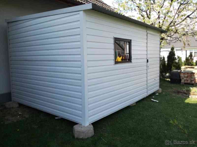 Plechova garaz,domecek na naradi, zahradni domek  - foto 5