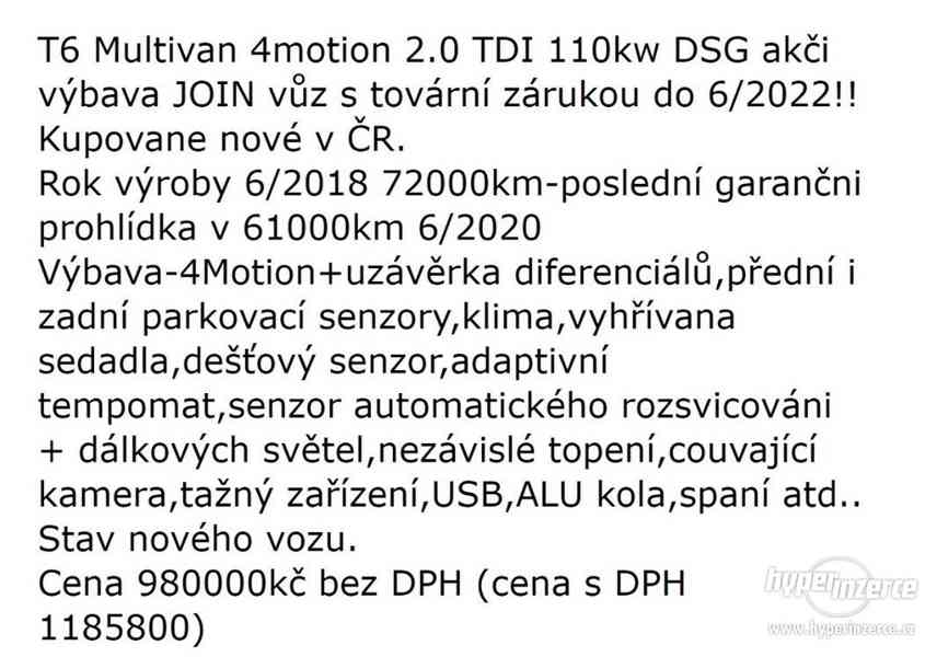 Volkswagen Multivan T6 2.0 TDi 4MOTION DSG 110KW - foto 11