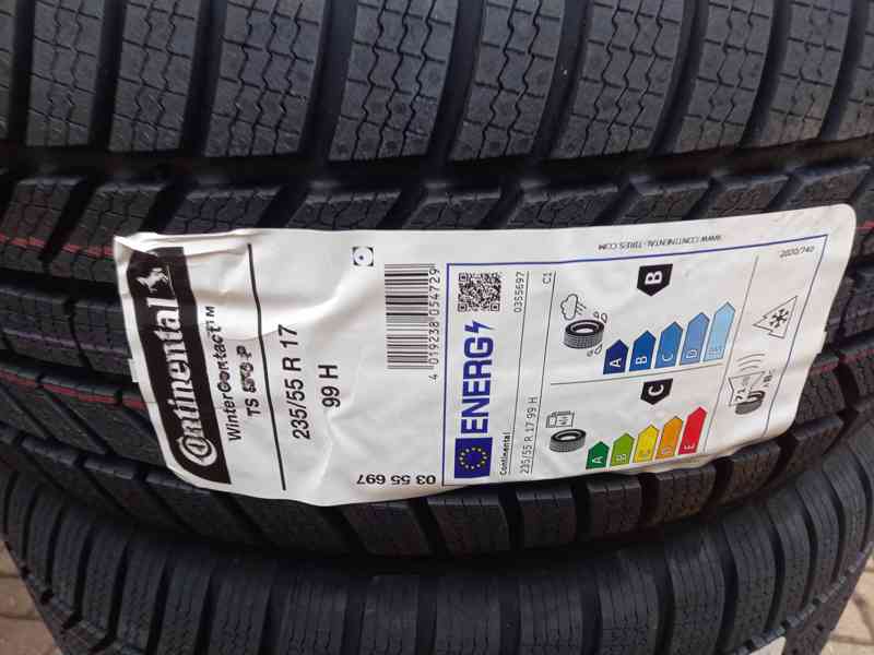 4ks NOVÉ zimní pneu Continental 235/55R17 99H, DOT 2025. - foto 2