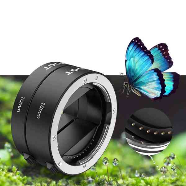 Sony NEX makro mezikroužky plně automatické NEX E-mount FE - foto 3