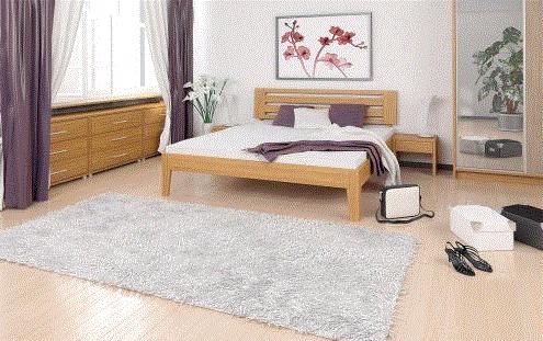 Postel z masívního dřeva stáří 2 roky - foto 1