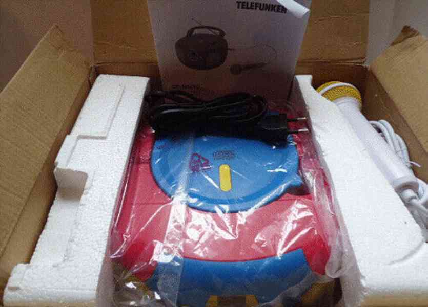 Telefunken RC1012K stereofonní dětský rádiový CD rádiový ste - foto 2