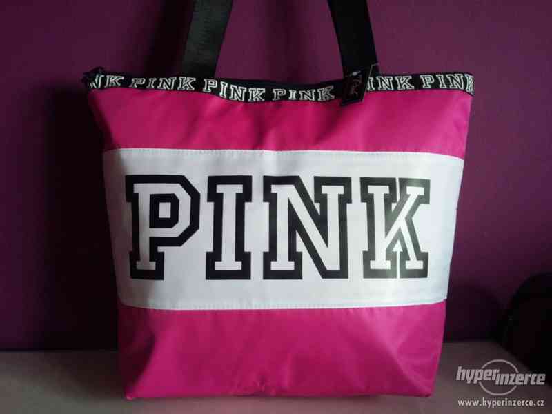 Velká taška Victoria's secret růžová - foto 1