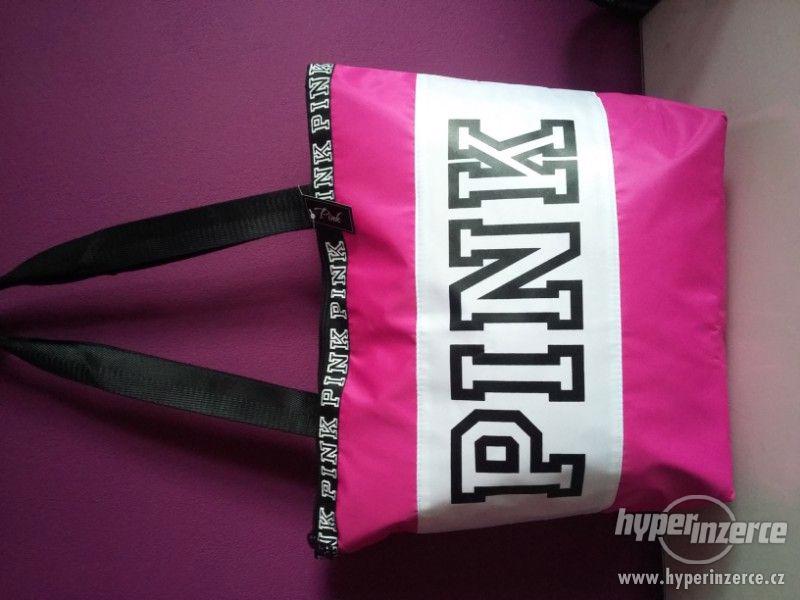 Velká taška Victoria's secret růžová - foto 2